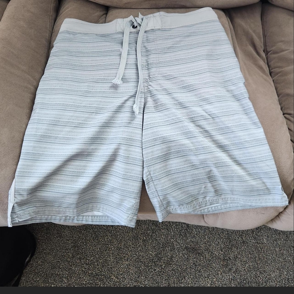 OP Men's Swim Board Shorts - Light Gray